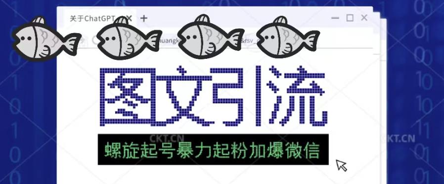 2023年价值1980的图文引流创业粉螺旋起好技术暴力起粉加爆微信-萝卜兔资源站