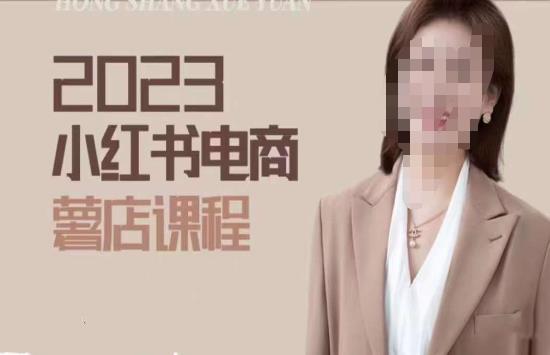 2023小红书电商课，新手小白从0~1玩转小红书薯店电商【揭秘】-萝卜兔资源站