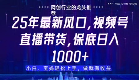 视频号直播带货代运营，只需提供账号，无需剪辑、直播和运营，只管坐收佣金【揭秘】-萝卜兔资源站