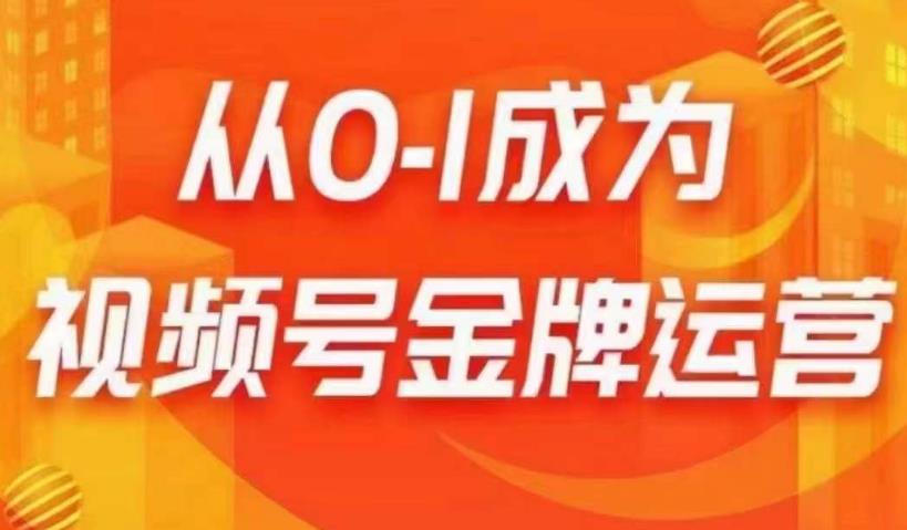 从0-1成为视频号金牌运营，微信运营/账号内容/选品组货/直播全案/起号策略，我们帮你在视频号赚到钱-萝卜兔资源站