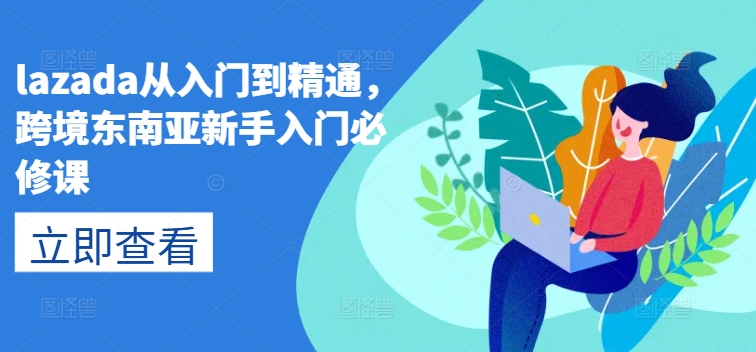 lazada从入门到精通，跨境东南亚新手入门必修课-萝卜兔资源站