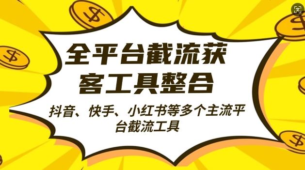 全平台截流获客工县整合全自动引流，日引2000+精准客户【揭秘】-萝卜兔资源站