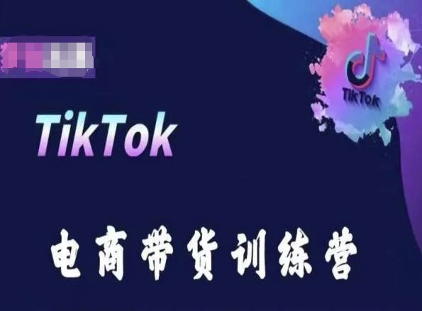 TikTok电商带货训练营，跟随时代潮流，跨境掘金-萝卜兔资源站