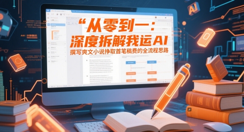 从零到一：深度拆解我运用AI撰写爽文小说挣取首笔稿费的全流程思路-萝卜兔资源站