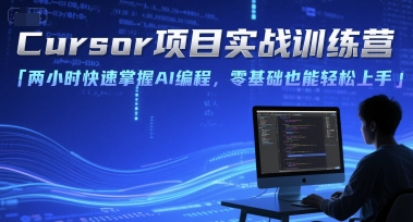 Cursor项目实战训练营，两小时快速掌握AI编程，零基础也能轻松上手-萝卜兔资源站