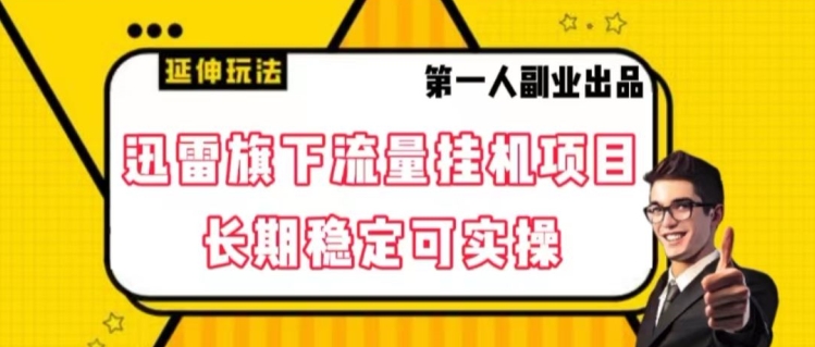 迅雷旗下流量挂机项目，长期稳定可实操【揭秘】-萝卜兔资源站