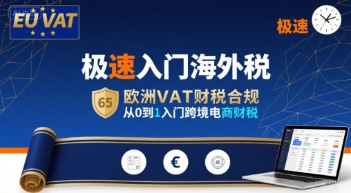 极速入门海外税，欧洲VAT财税合规，从0到1入门跨境电商财税-萝卜兔资源站