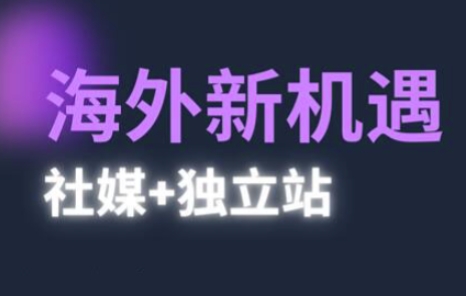 2025出海新机遇(社媒+独立站)，海外新机遇，实现独立站的高效运营与出海-萝卜兔资源站